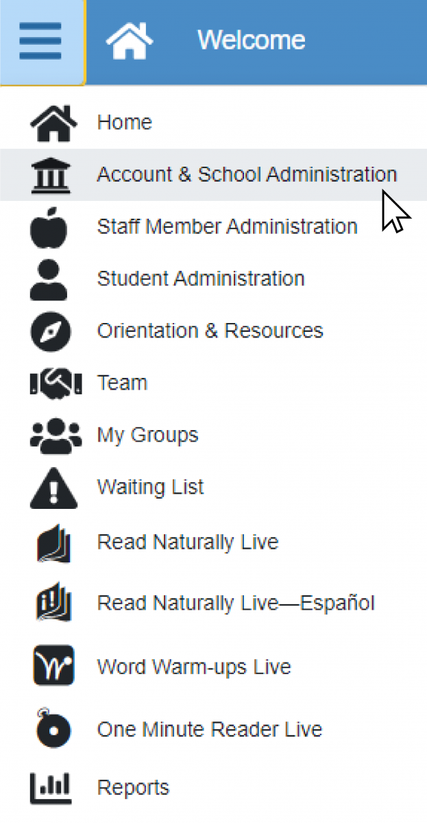 Read live smart start guide adding schools read naturally inc 